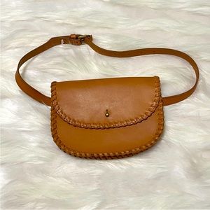 MADEWELL leather belt bag Sz XS